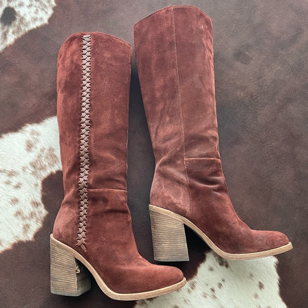 Maroon Ugg boots